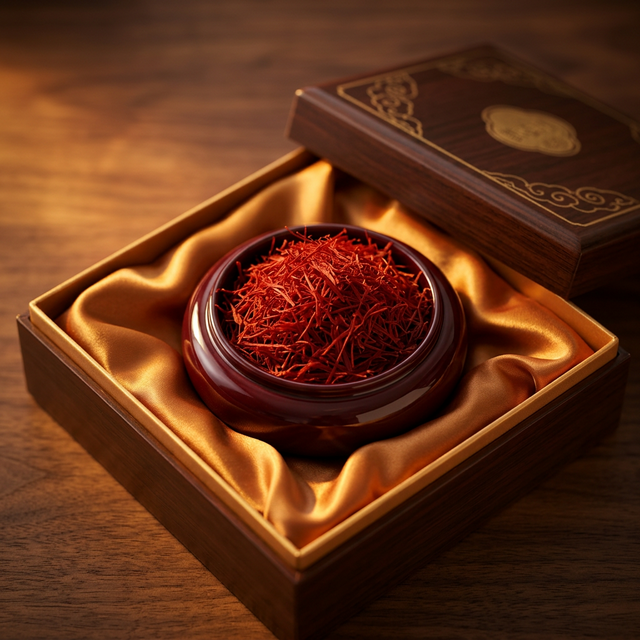 花姿盛藏红花丝精美礼盒开箱特写