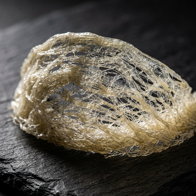 高品质干燕窝丝状纤维纹理微距特写