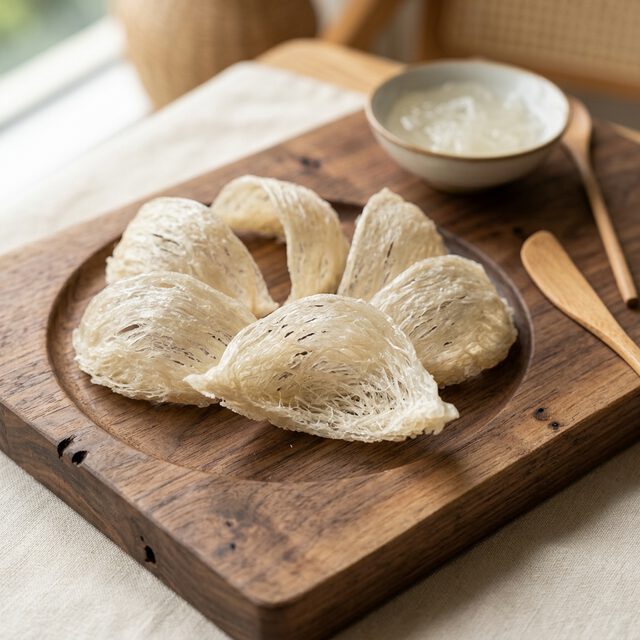 花姿盛精选印尼特级干燕盏 — 丝状纹理清晰自然