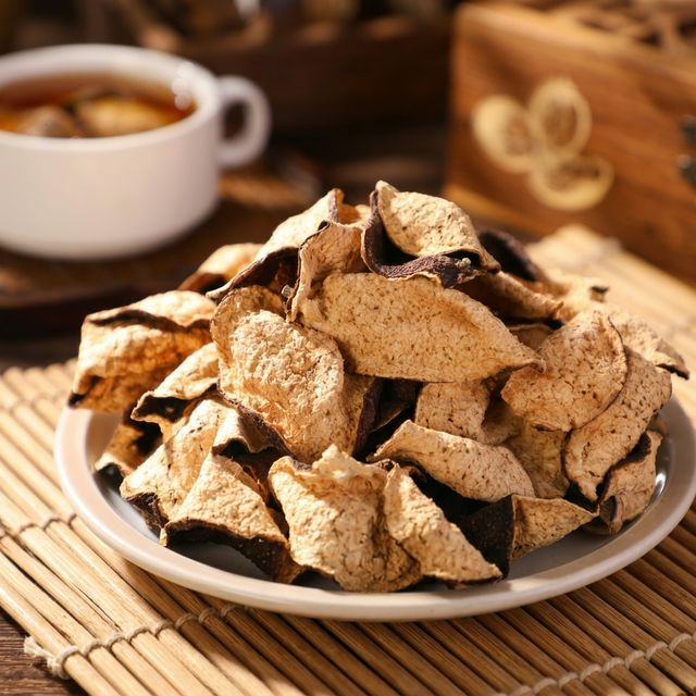 花姿盛陈皮泡水展示