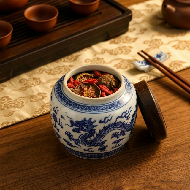 化橘红传统储藏罐展示