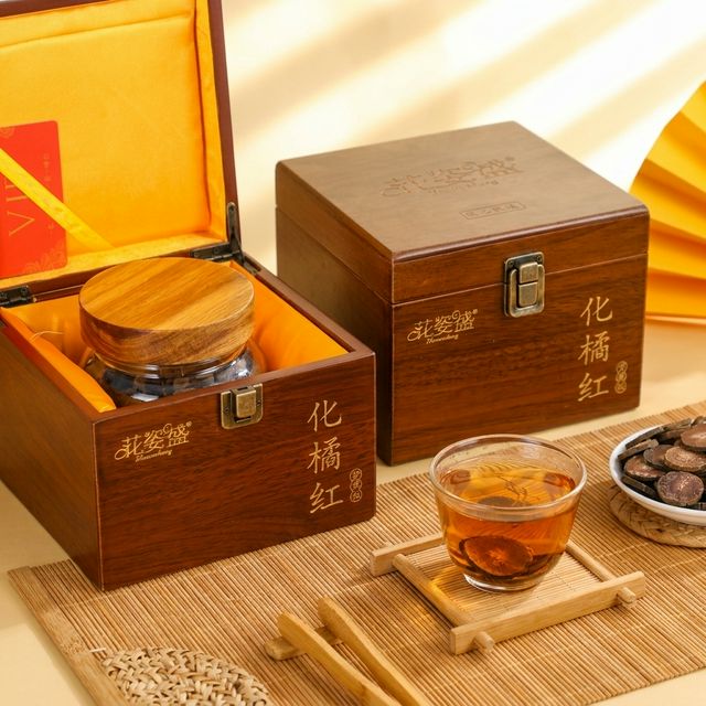 化橘红泡水冲饮场景