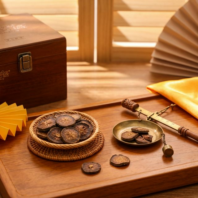 花姿盛化州化橘红切片产品特写