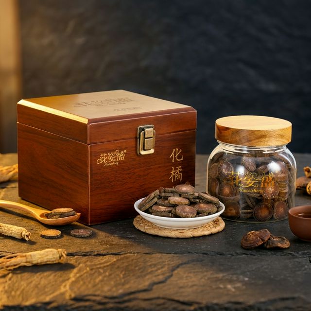 花姿盛化州化橘红产品特写