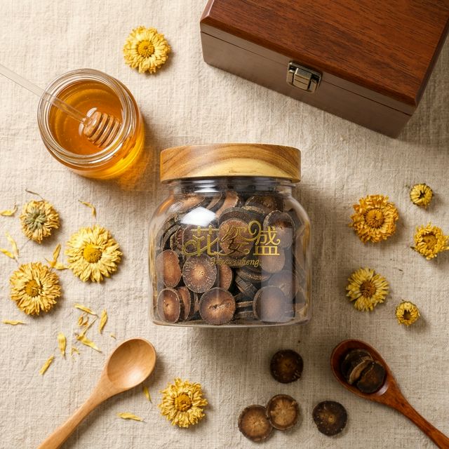 花姿盛化橘红搭配蜂蜜养生冲饮