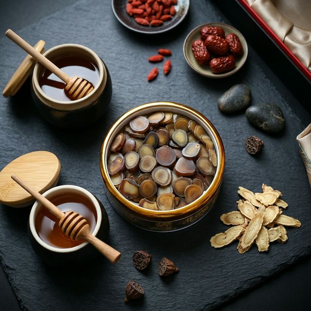 鹿茸搭配蜂蜜人参养生组合