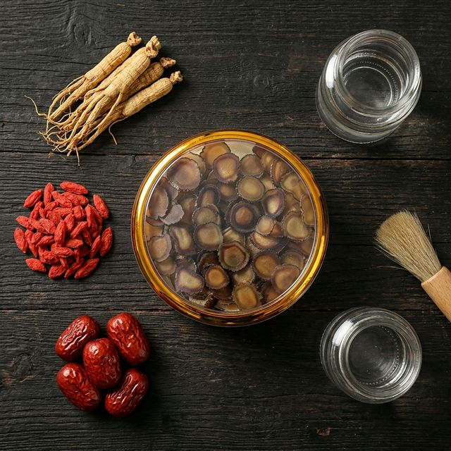 人参鹿茸泡酒食材