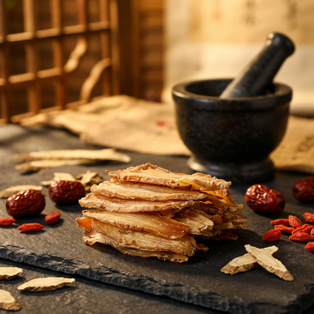 花姿盛秦岭宁陕天麻产品特写,质地饱满色泽自然