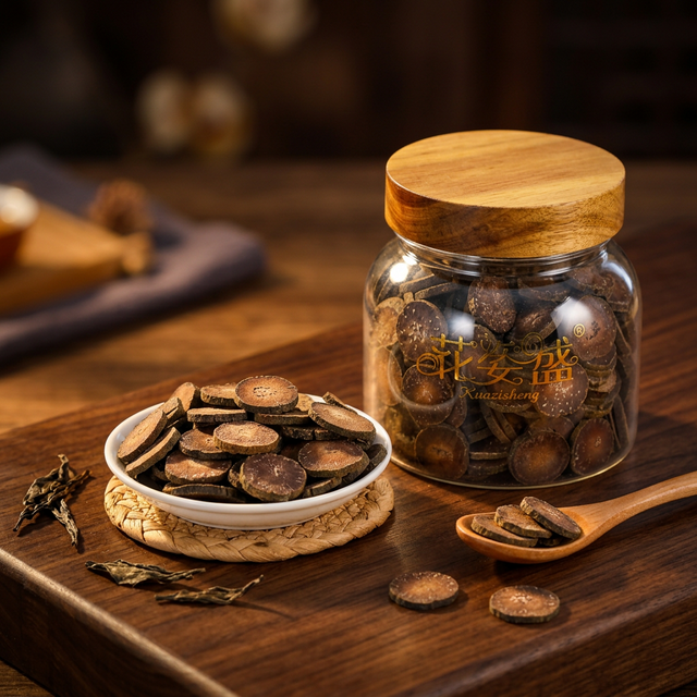 花姿盛化橘红干片特写，绒毛细密纹理清晰