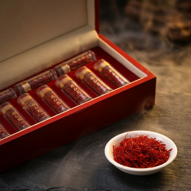 花姿盛伊朗特级藏红花全丝花丝特写