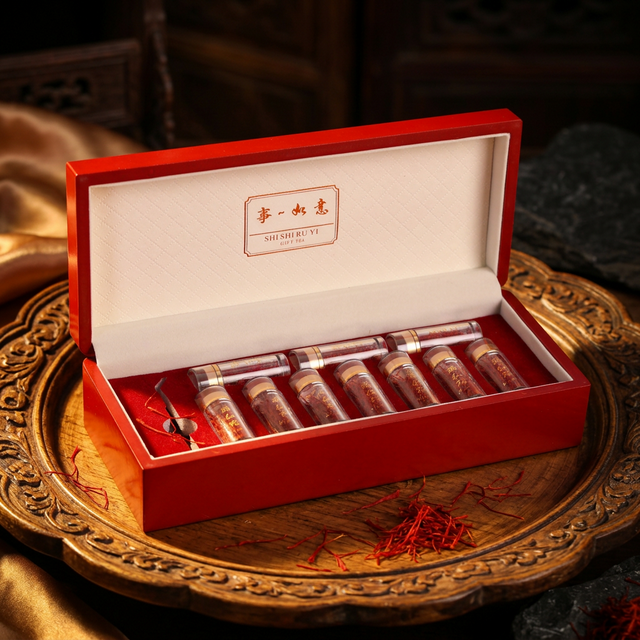 花姿盛伊朗特级藏红花全丝花丝近景