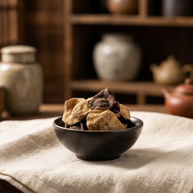 花姿盛新会陈皮细节特写,油室饱满密集