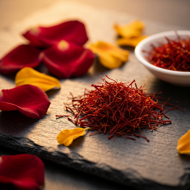 花姿盛伊朗特级藏红花全丝花瓣特写