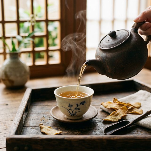 天麻温水泡饮养生茶