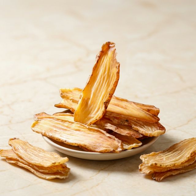 花姿盛天麻产品包装与干片展示