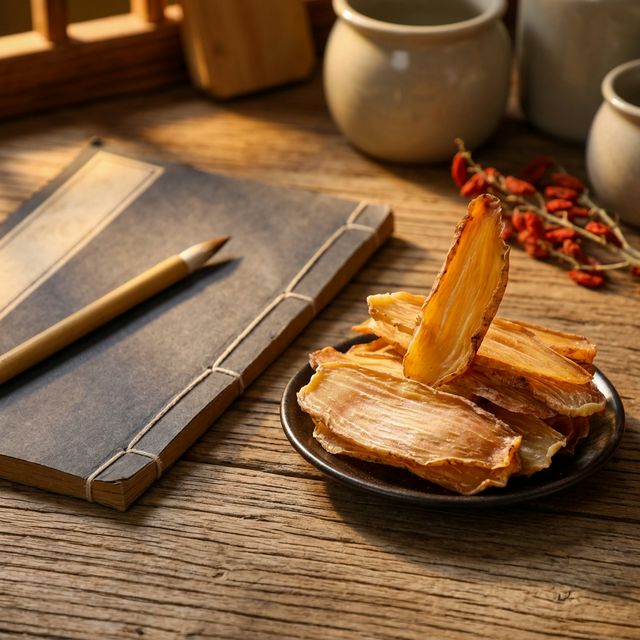 天麻搭配中医典籍场景