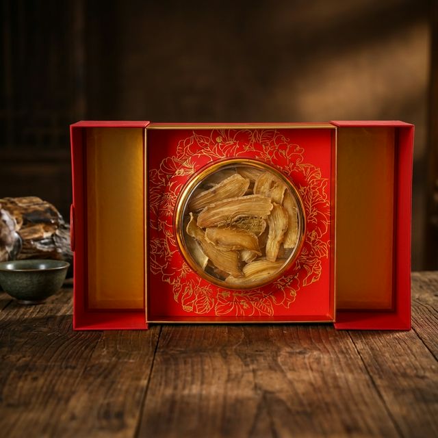 花姿盛秦岭天麻产品特写