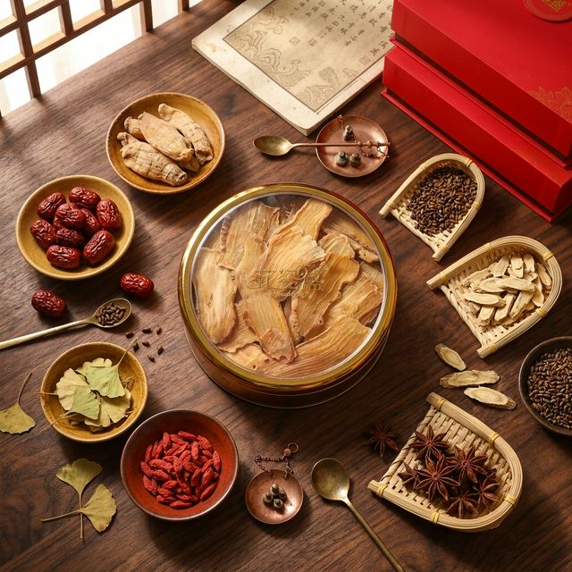 花姿盛天麻搭配药材组合