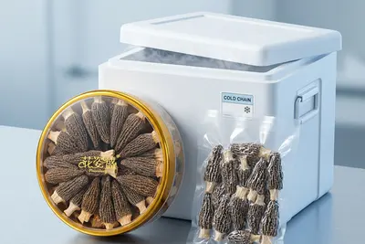 买羊肚菌什么品牌好？从采到干60小时花姿盛全程冷链锁鲜的执念 — 养生知识 | 花姿盛养生智慧