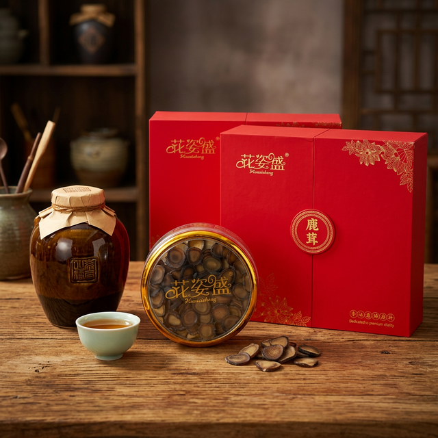 鹿茸蜡片搭配白酒坛的传统泡酒使用场景