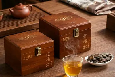 化橘红泡水正确方法，花姿盛古法切片80°C慢泡三分钟药香回甘刚刚好 — 养生知识 | 花姿盛养生智慧