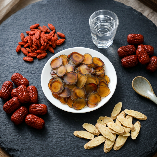 鹿茸蜡片搭配枸杞黄芪红枣养生组合