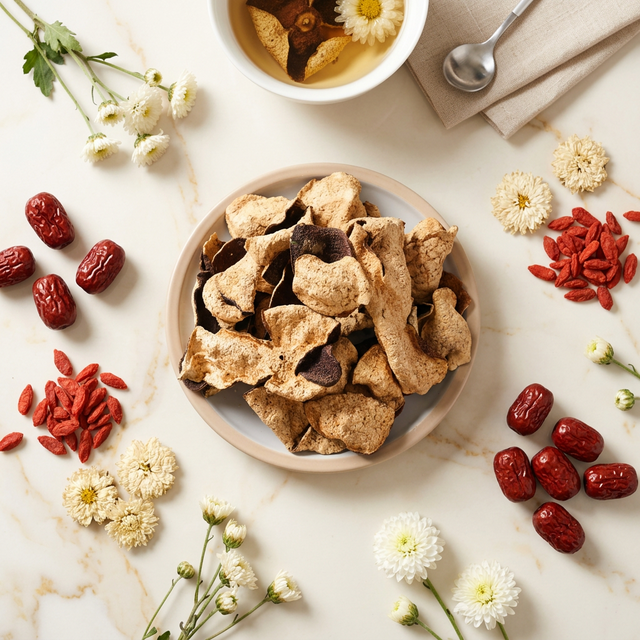 陈皮搭配红枣枸杞养生组合