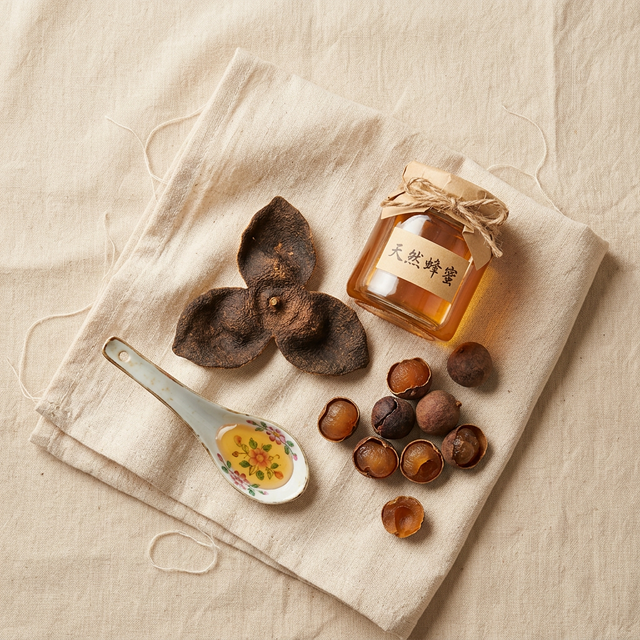 陈皮搭配蜂蜜桂圆的滋养组合