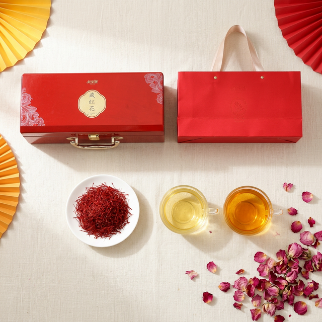 藏红花茶汤着色力对比