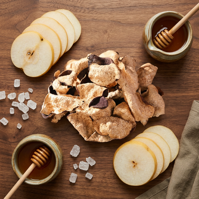 陈皮搭配雪梨冰糖蜂蜜养生食材