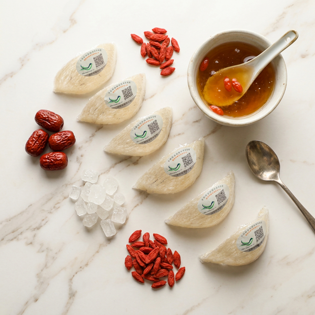 花姿盛燕窝搭配红枣枸杞冰糖养生食材组合