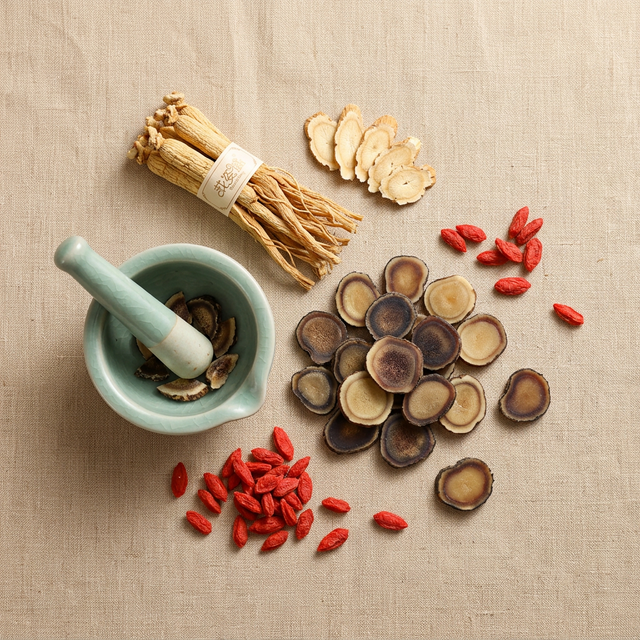 花姿盛鹿茸蜡片搭配人参枸杞的滋补组合