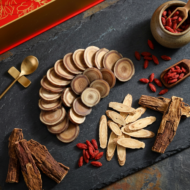 花姿盛鹿茸蜡片搭配枸杞黄芪养生组合