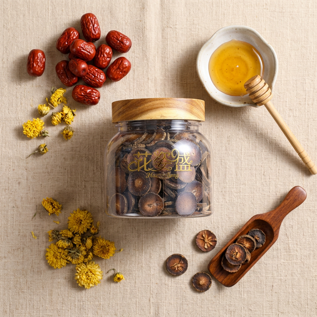 化橘红搭配蜂蜜红枣菊花的养生茶饮组合