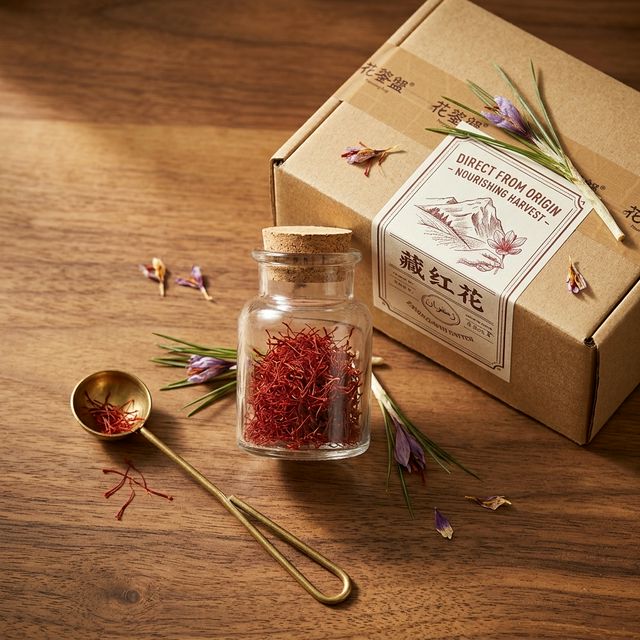 花姿盛藏红花产地直发包装展示