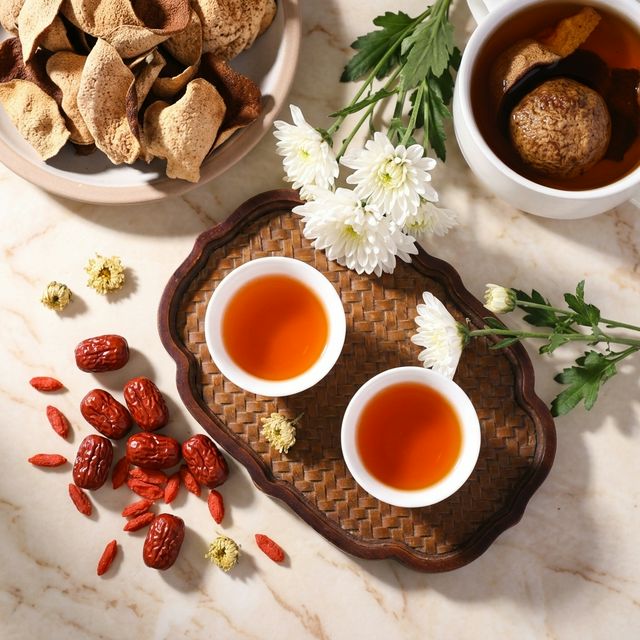花姿盛陈皮搭配菊花红枣养生茶饮组合