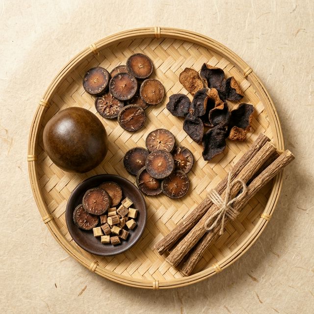 花姿盛化橘红搭配陈皮罗汉果甘草养生食材