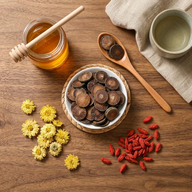 花姿盛化橘红搭配蜂蜜菊花枸杞养生食材