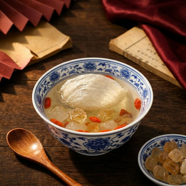 花姿盛燕窝炖煮中的使用场景,冰糖燕窝搭配传统器皿