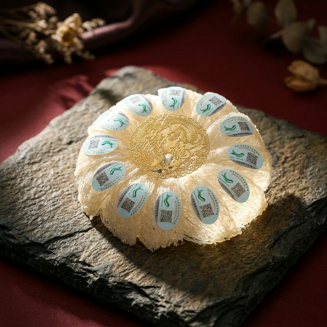 花姿盛砂拉越原盏燕窝丝条特写