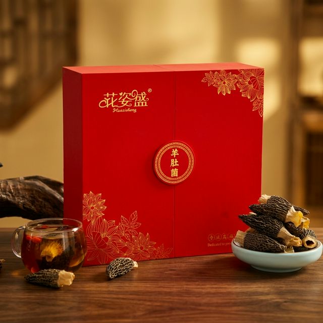 花姿盛金堂羊肚菌产品特写