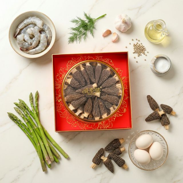 羊肚菌菜谱食材组合