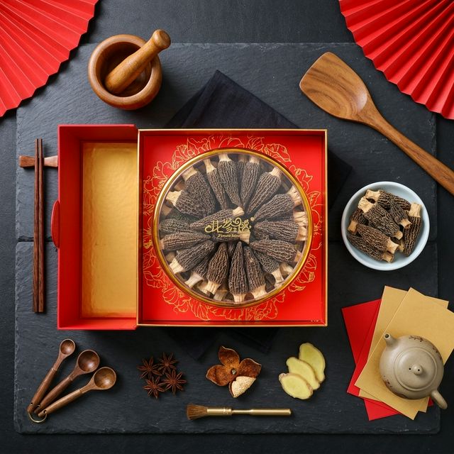 羊肚菌烹饪工具展示