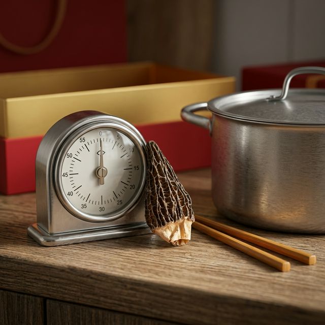 羊肚菌烹饪计时场景