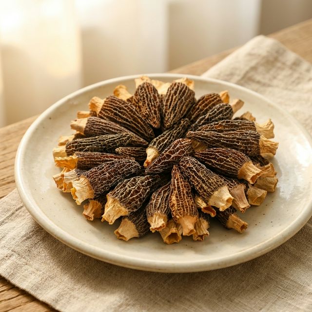 花姿盛羊肚菌吃法展示