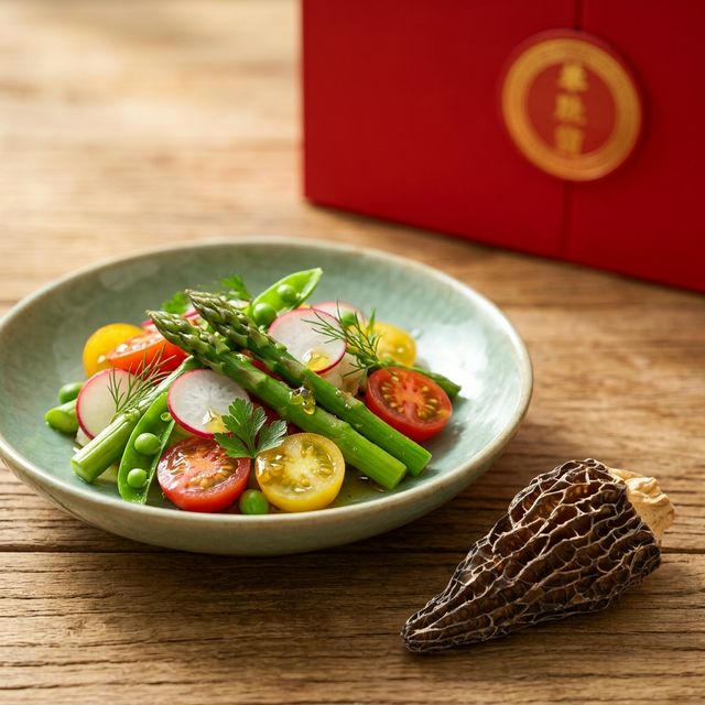 羊肚菌凉拌场景